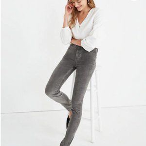 Madewell Tall 10" High-Rise Skinny Jeans: Corduroy